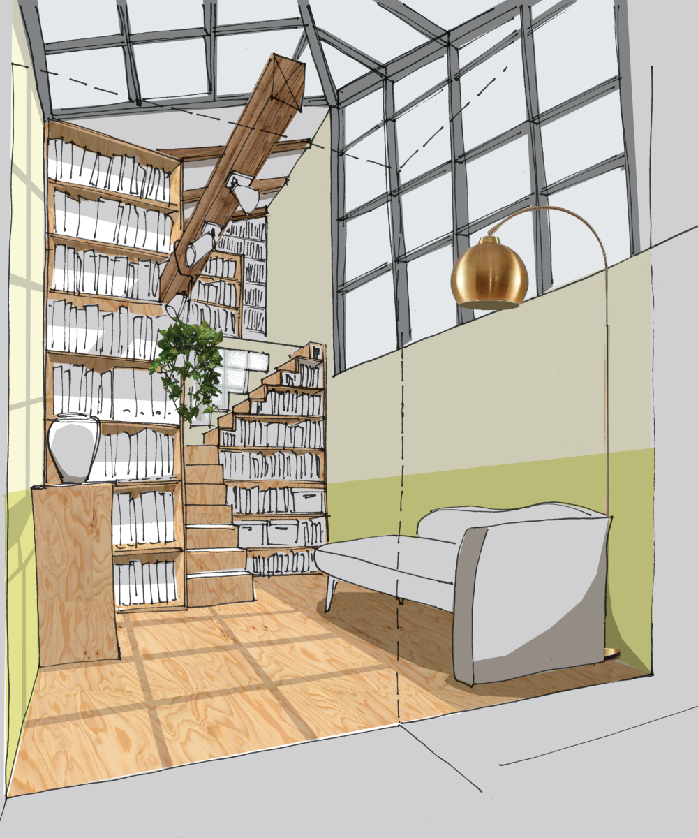 projet architecture maison dans le sud illustration